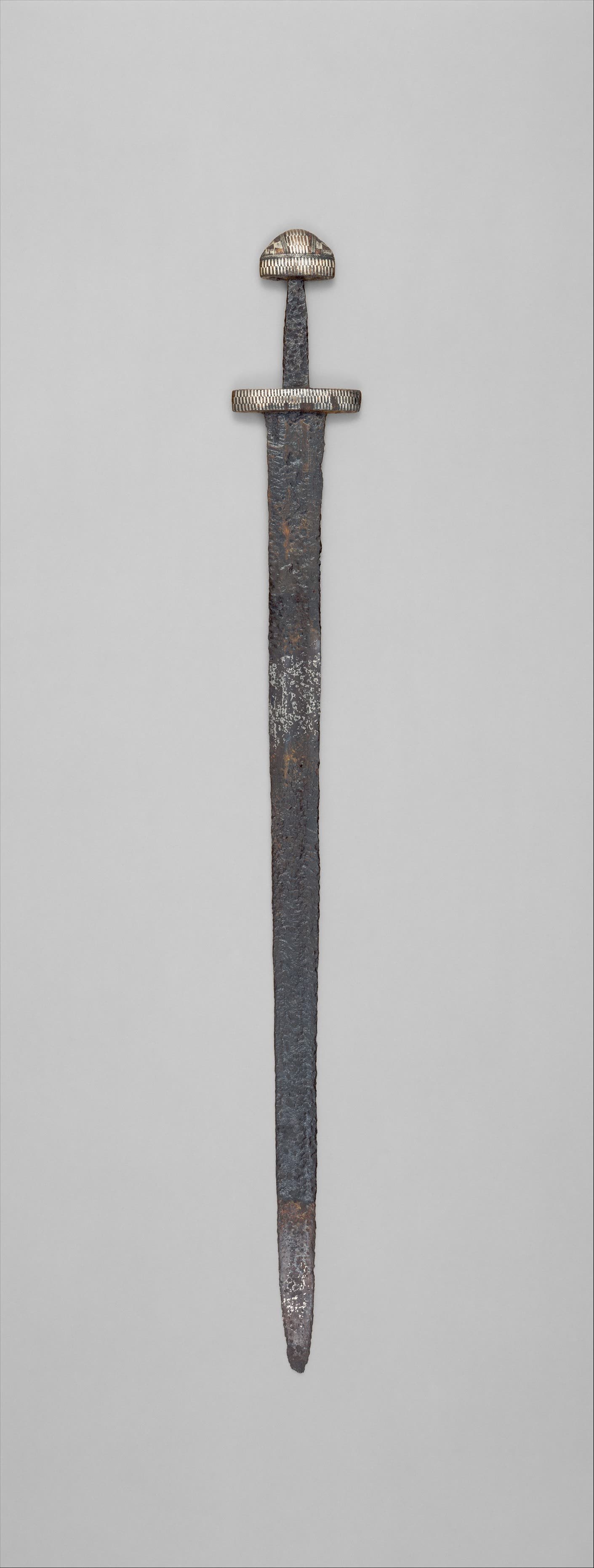 A Viking sword in the Metropolitan Museum of Art.